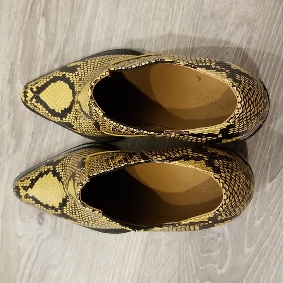 NWOB Chloé Rylee Snake Ankle Boots, 39, $895 - Picture 4 of 6